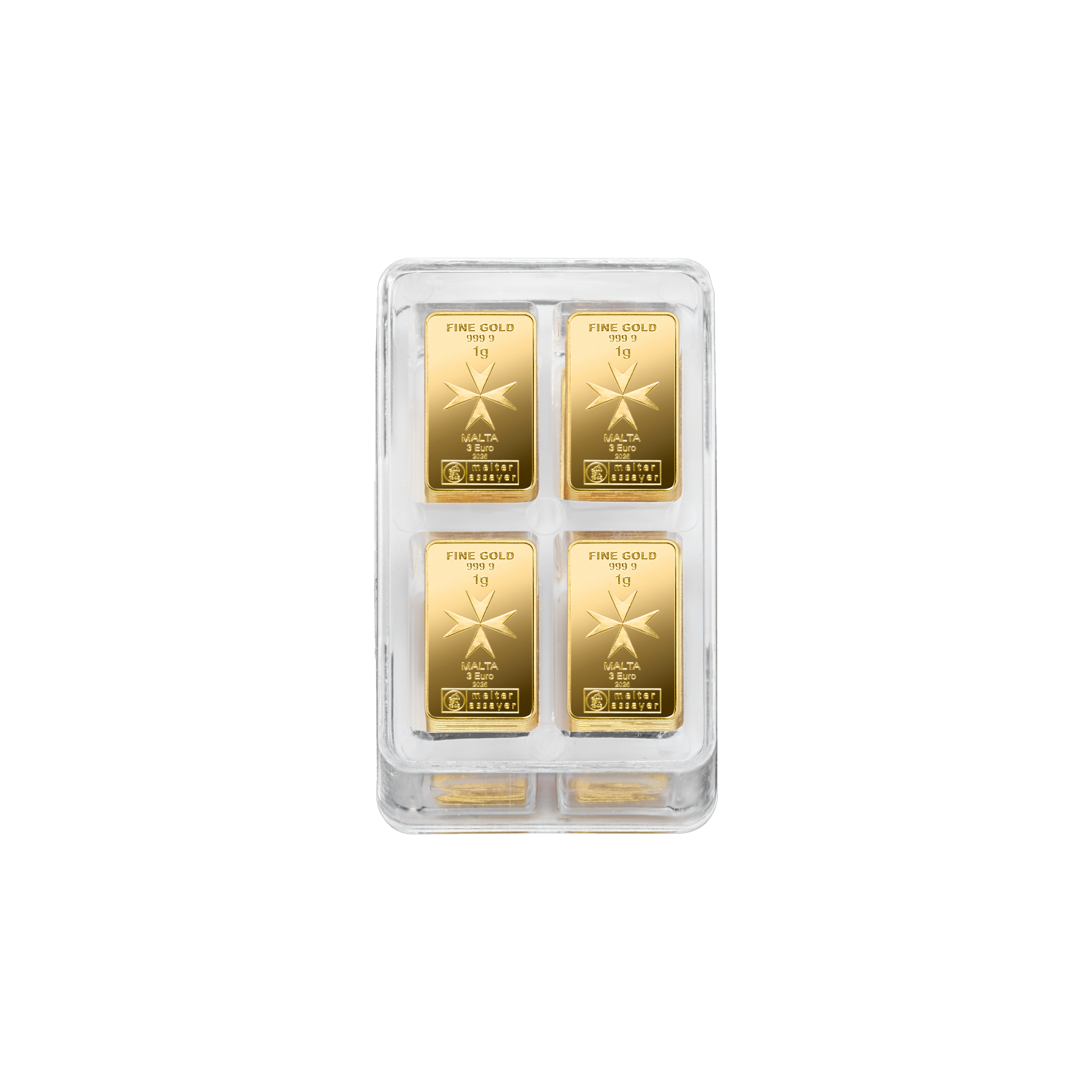 Malta CoinBar Box Gold